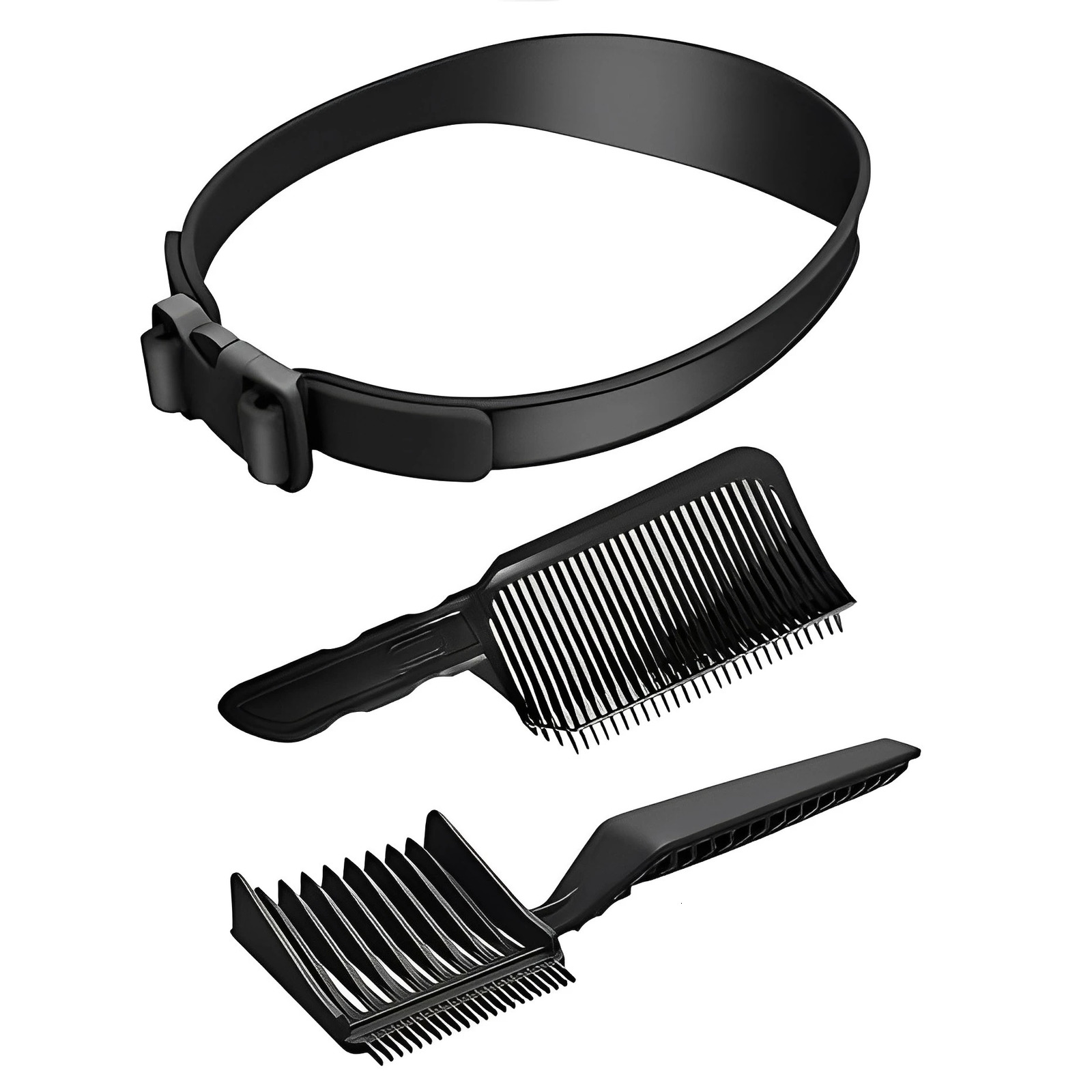 Barber Hair cutting combs set Trimming Neckline Shaving Template and Guide for DIY Haircutting Creating 250716