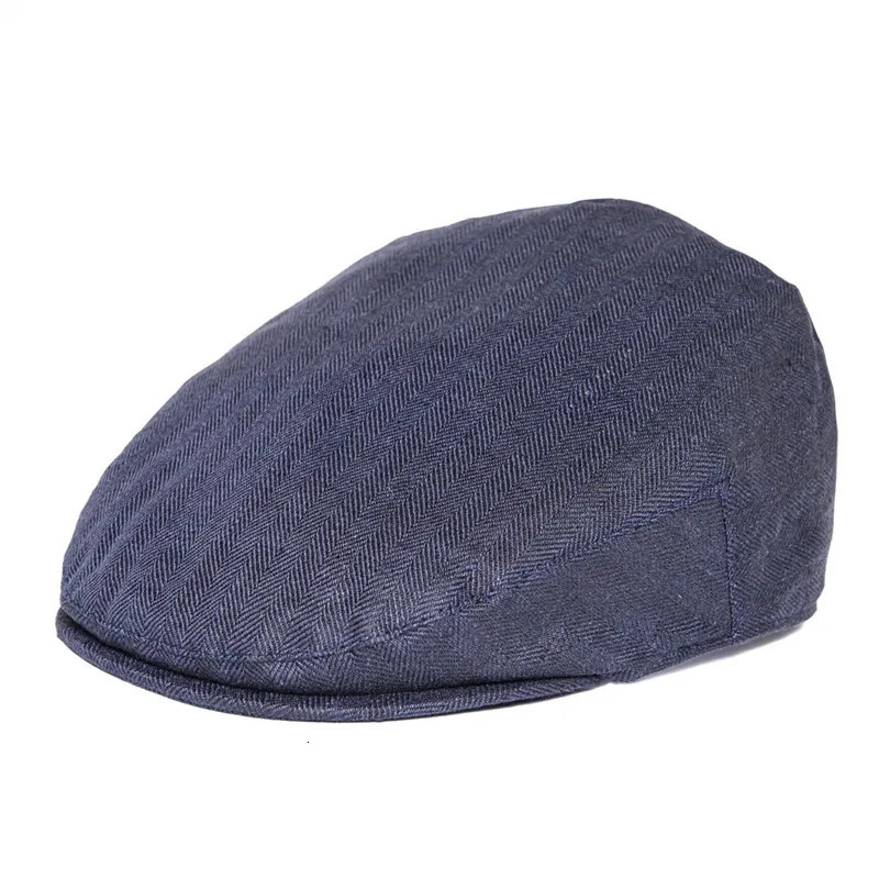 BOTVELA Linen Flat Cap Men Women Herringbone sboy Caps Driving Bunnet Ivy Hat Bakerboy Hats Summer Boina 006 250723