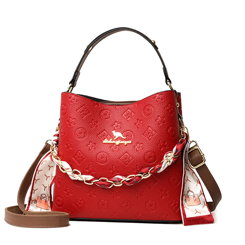 2025 Single - shoulder bags casual, fashionable and versatile bags Women's large - capacity soft - leather cross - body bags