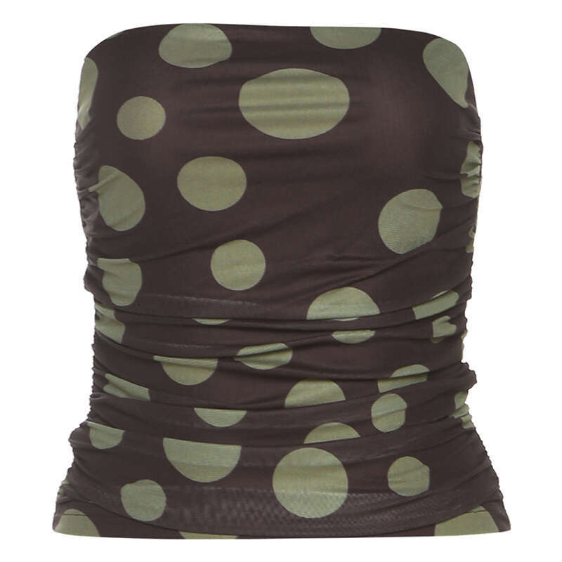 2025 Spring New Women's Solid Color Slim Fit Tube Top Vest Fashion Low Waist Bodycon Skirt 795