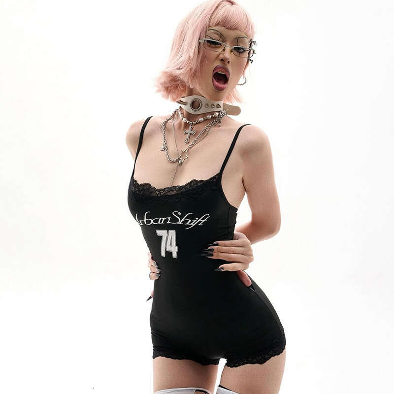 2025 Spring New Women's Solid Color Slim Street Fashion Strap Sleeveless Backless Jumpsuit 3ff