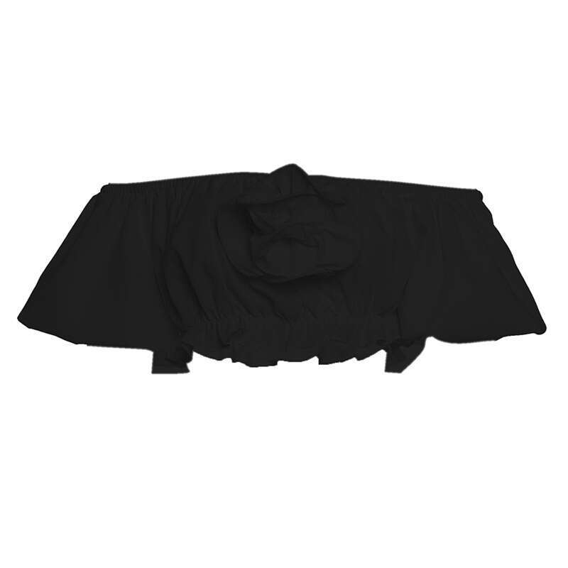 2025 Spring New Women's Fashion Solid Color Slim Street Style Off-Shoulder Short Sleeve Backless Top cfd