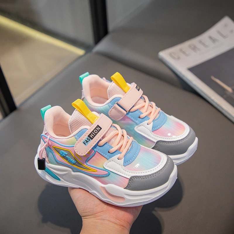 Mens and Womens Spring Autumn Sports Shoes Big Childrens AntiSlip Winter Girls Mesh Shoes 250725