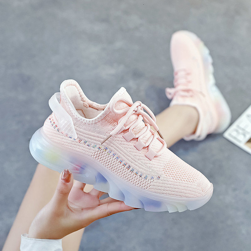 Coconut Women 2025 Spring Summer New Breathable Soft Sole Shock Absorption Running Versatile Lightweight Fitness Mesh Women's Shoes ddmythur