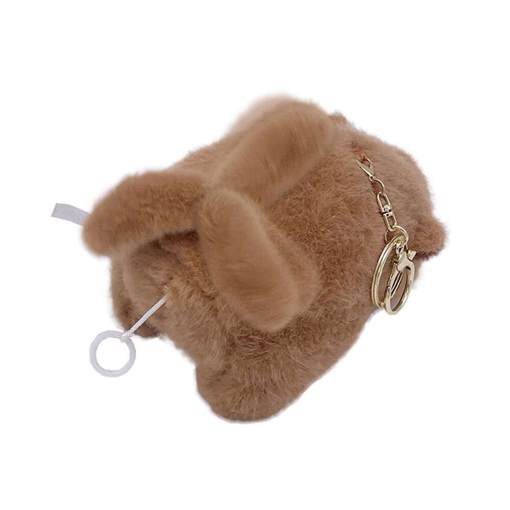 New Capybara Wagging Tail Little Animal Pull Rope Rotating Squeaky Plush Toy