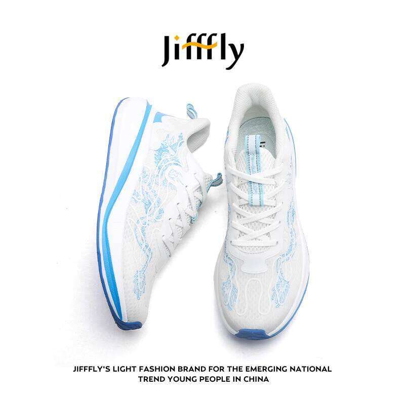 Jifffly Men's Running Shoes Fall/Winter Collection - Mesh Breathable Anti-Slip Cushioned Lightweight Sneakers