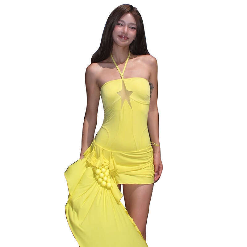 2025 Summer New Fashion Sexy Halter Neck Strapless Sleeveless Backless Versatile Slim Fit Bodysuit for Women 362