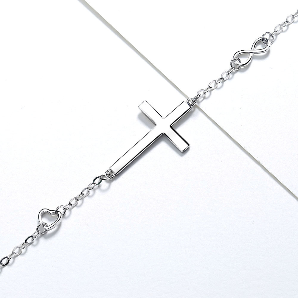 Cross Bracelet Simple Fashionable Elegant Unisex Electroplated Internet Celebrity Jewelry Jewelry for Women