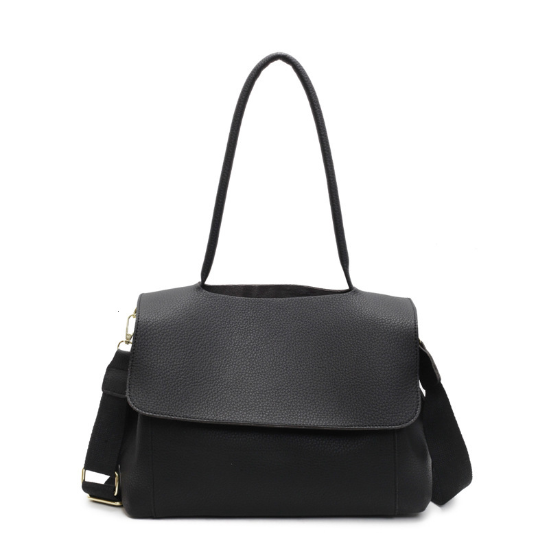 Summer New Women s Shoulder Bag New Large Capacity Handbag Flip Underarm Bag Summer New Women s Crossbody Bag New Lychee Pattern Designer Bag