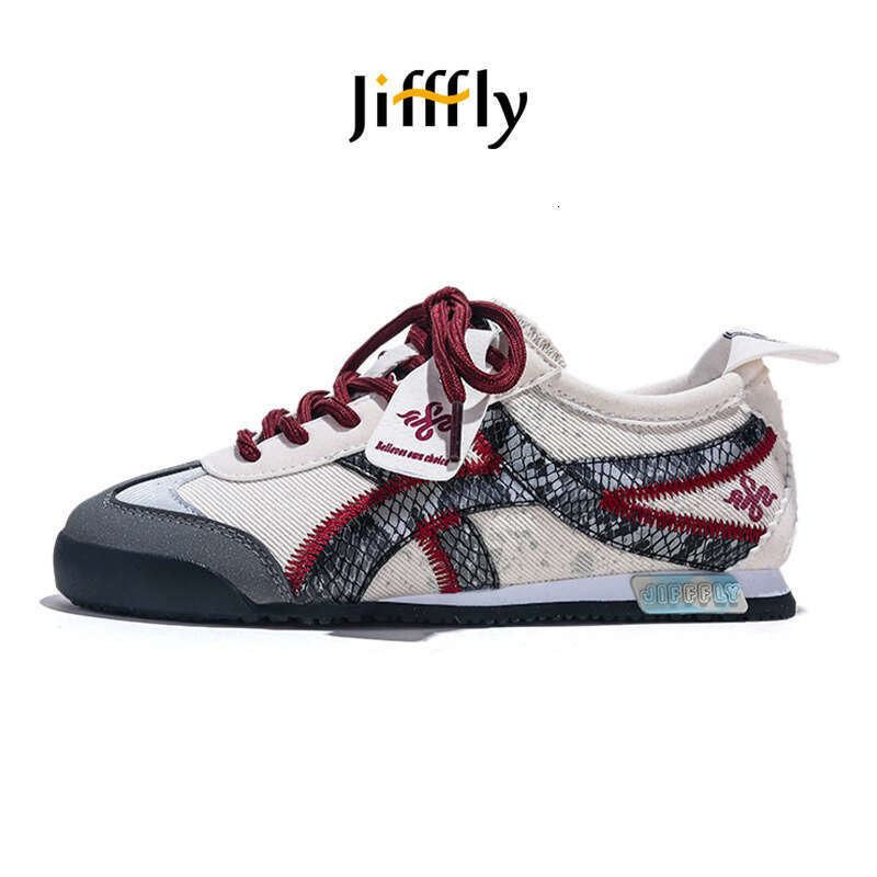 Unisex Jiffly Plus Size Thicker Soles Classic Aga Wood Patterned Comfortable Athletic Footwear for Couples