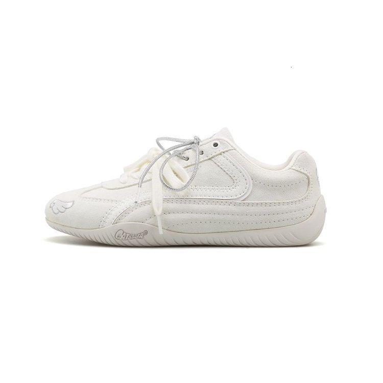2025 Spring Summer New Lace Flat German Training Shoes for Women Korean Version Versatile Casual Lightweight Sports Forrest Gump Sneakers ddmythur