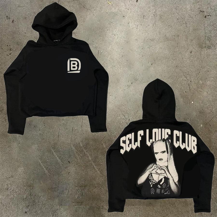 American Y2K Hip Hop Streetwear Punk Rock cartoon Print Oversized Loose Hoodie Sweatshirt Mens Womens Pullover Hoodie.