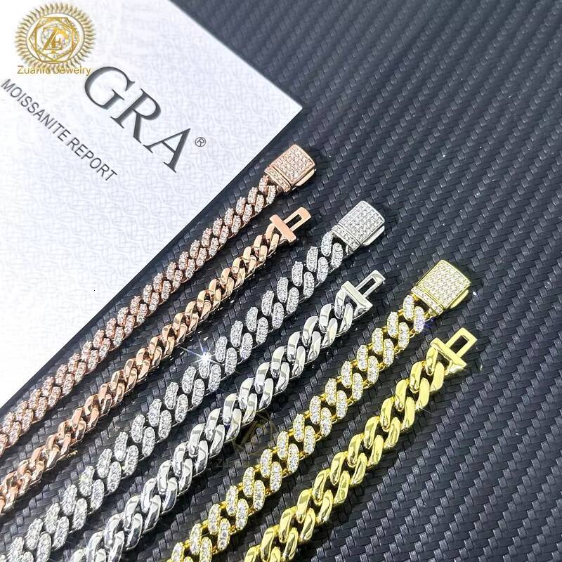 Luxury Necklace Custom Big Necklace 15mm Cuban Link Chain Gold 30mm Width Silver Jewelry Set 925 Sterling Silver Necklace Hiphop