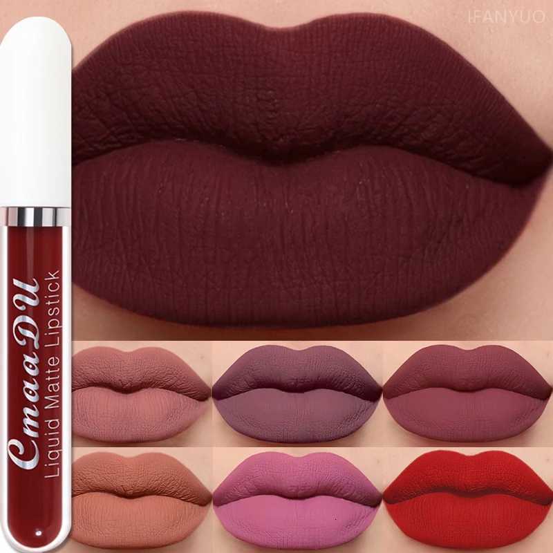 18 Colors Velvet Matte Liquid Lipstick Lip Gloss Long-Lasting Waterproof Easy Color Non-stick Cup Texture High Pigment LipglossXJ250724