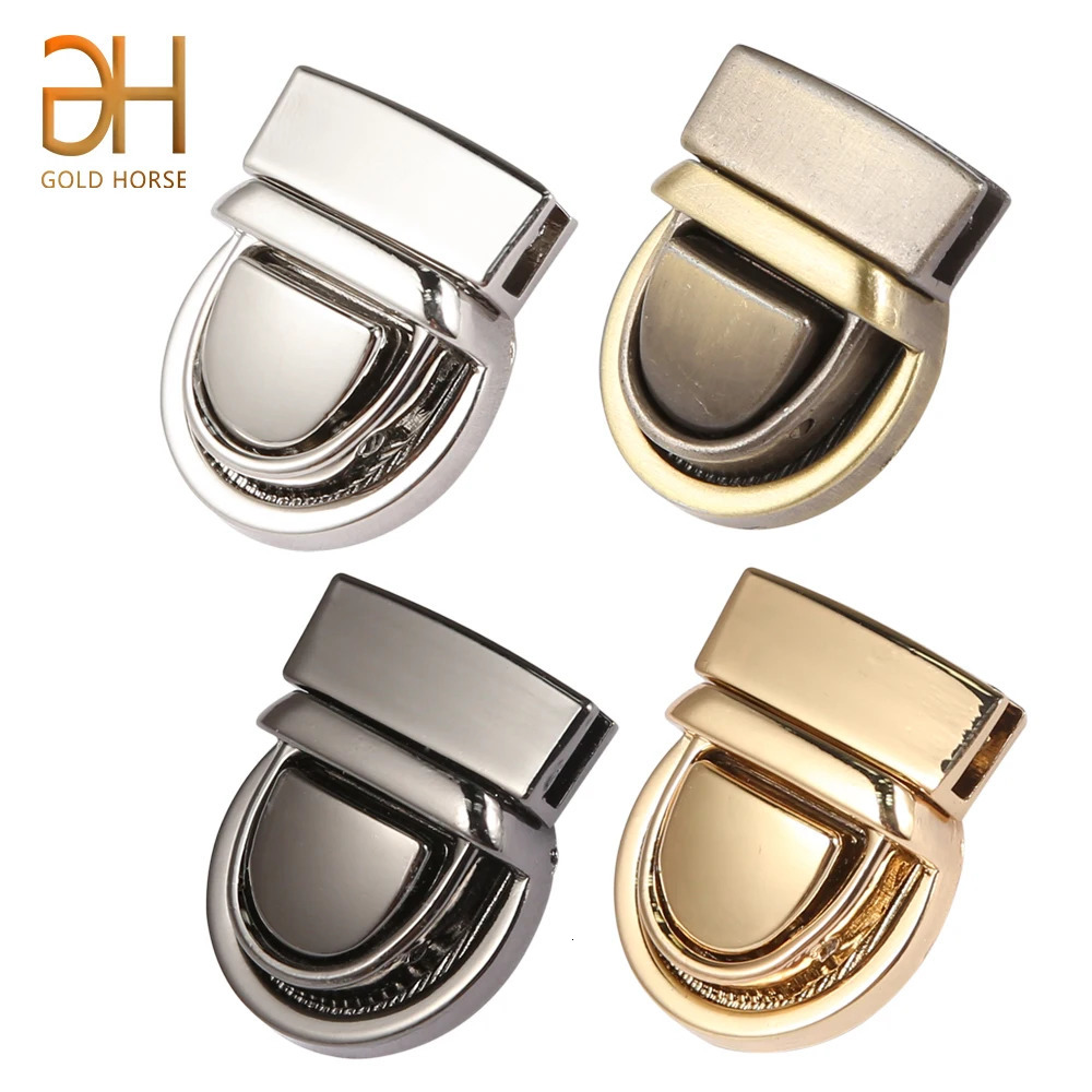 Metal Bag Lock Round Buckle Clasp for Women Handbags Shoulder Bags Purse Tote Hardware DIY Accessories 250723