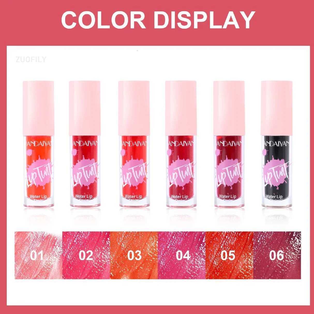Fruit Juice Lip Tint Non-stick Cup Liquid Lipstick and Blush 2 In1 Waterproof Long Lasting Water Lip Stain Lips cheek Makeup 1pcXJ250724