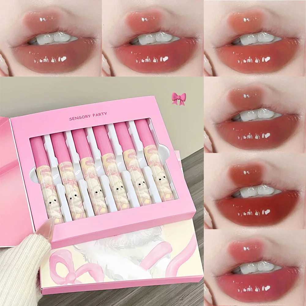 6PCS moisturizing lip glaze set long-lasting waterproof lipstick create charming and plump lipsXJ250724