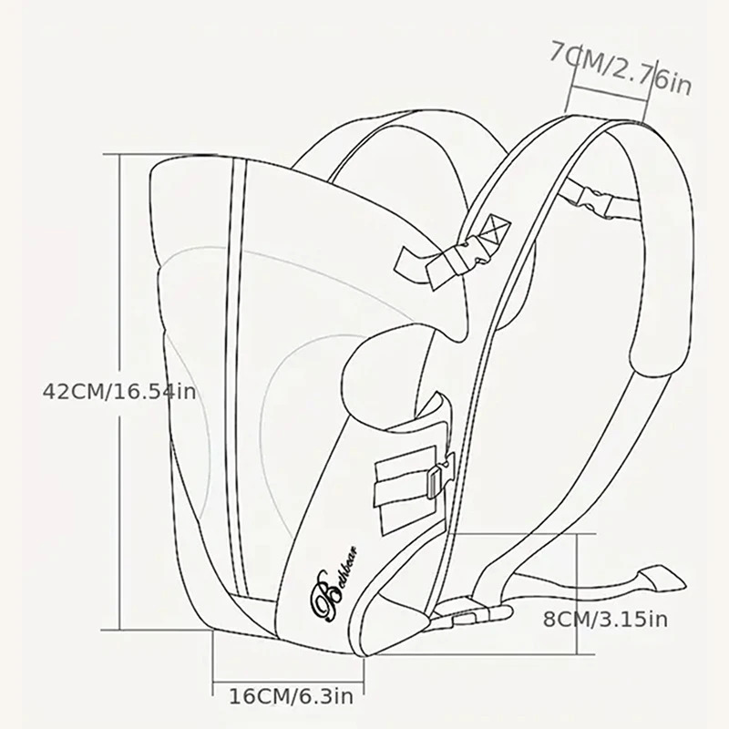 Bethbear Baby Carriers Backpack Multifunctional Front Facing Infant Comfortable Sling Pouch Wrap Kangaroo 250725