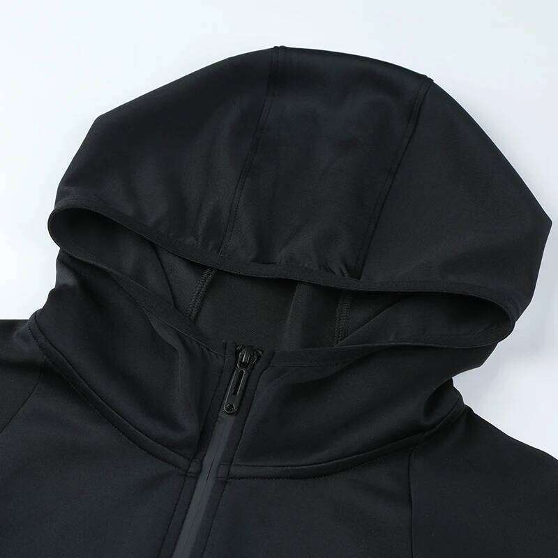 Men Sports Jacket New Hoodie Gym Soccer Training Workout Long Sleeves Brand Sweatshirts Run Jogging Zipper Coat