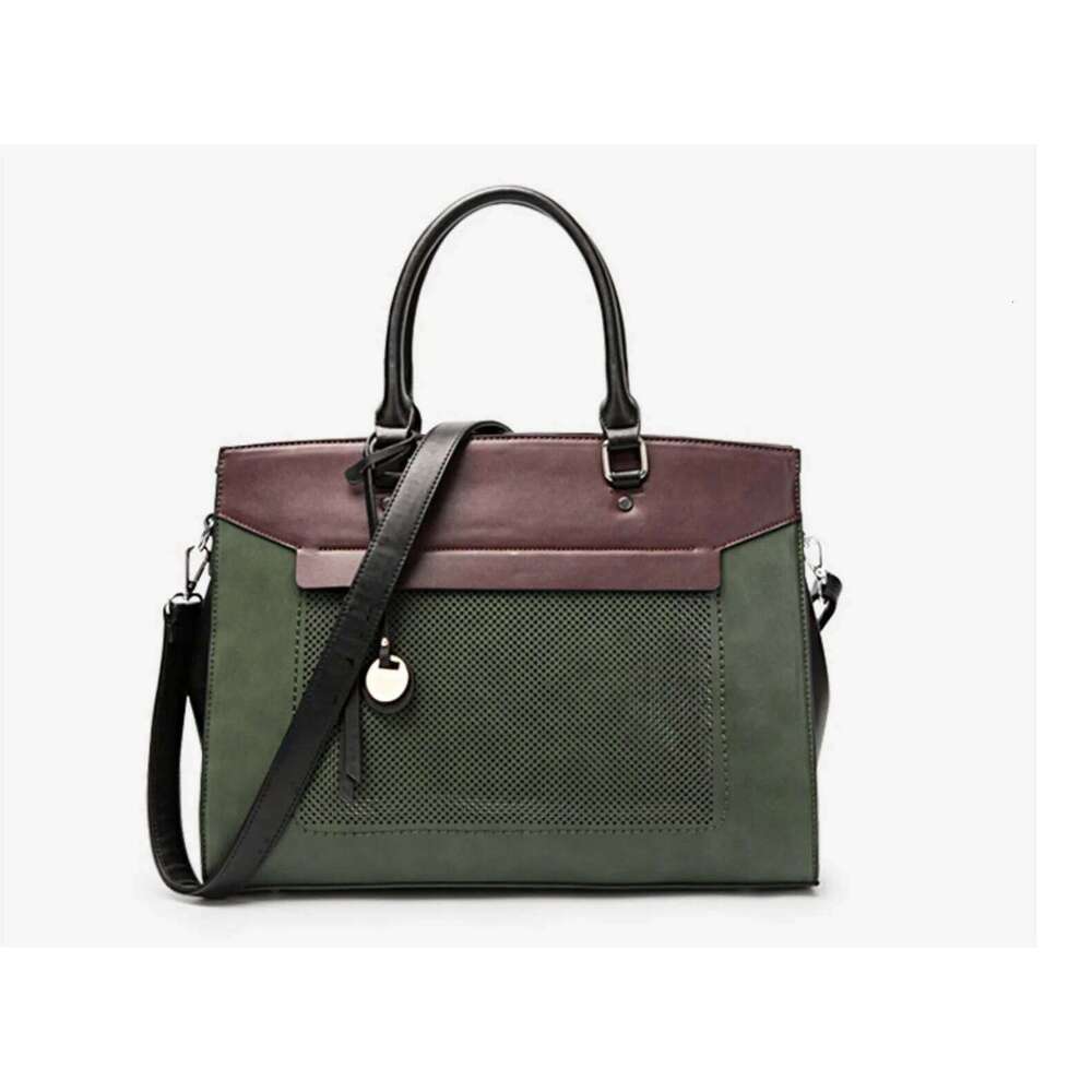 Fashion Women Handbag Document Shoulder Slung Tote Bag Female 14 Inch Laptop Briefcase Leather Messenger Crossbody Bags OLOEY
