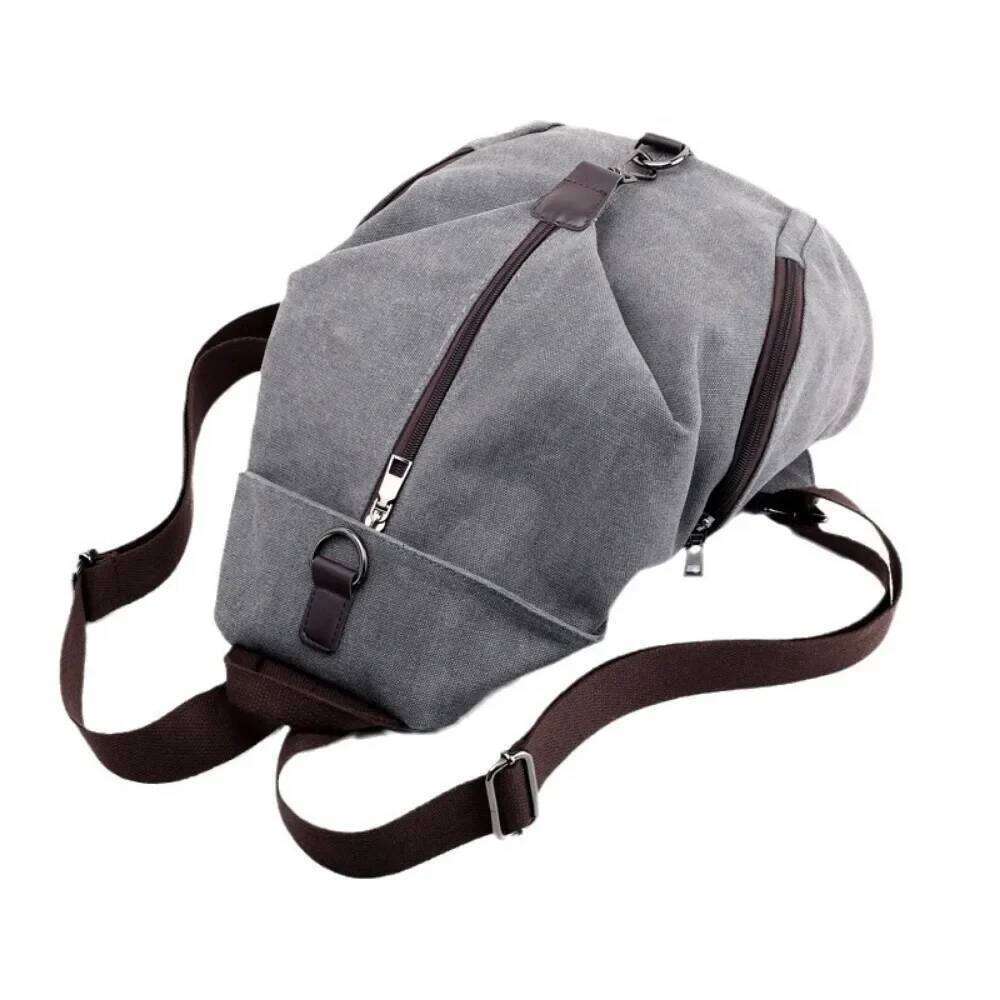Fashion Canvas Female Multifuction Casual Backpack For Teenager Girls 2025 New Summer Women Large Capacity Shoulder Bag