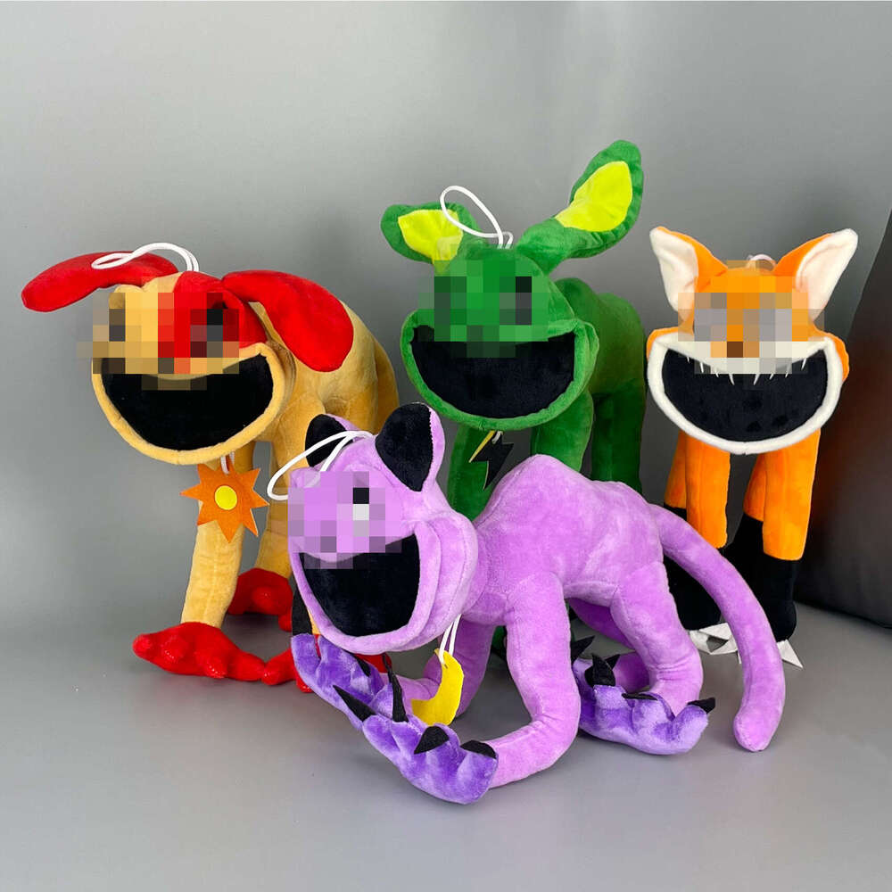 New Smiling Critters Bobby Mutated Purple Cat Horror Doll Plush Toy