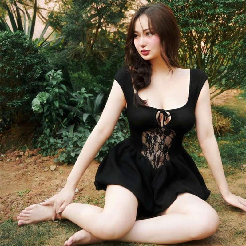 2024 Autumn Winter New Women's Solid Color Slim High Waist Street Fashion Strap Backless Dress 438
