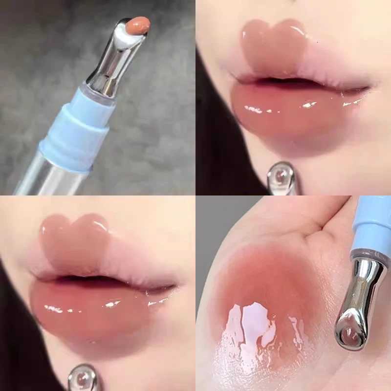 Cappuvini Mirror Water Gloss Jelly Lip Gloss Lasting Non Greasy Metal Ice Clear Glass Lip Tint Moisturize Lip Essence Oil MakeupXJ250724