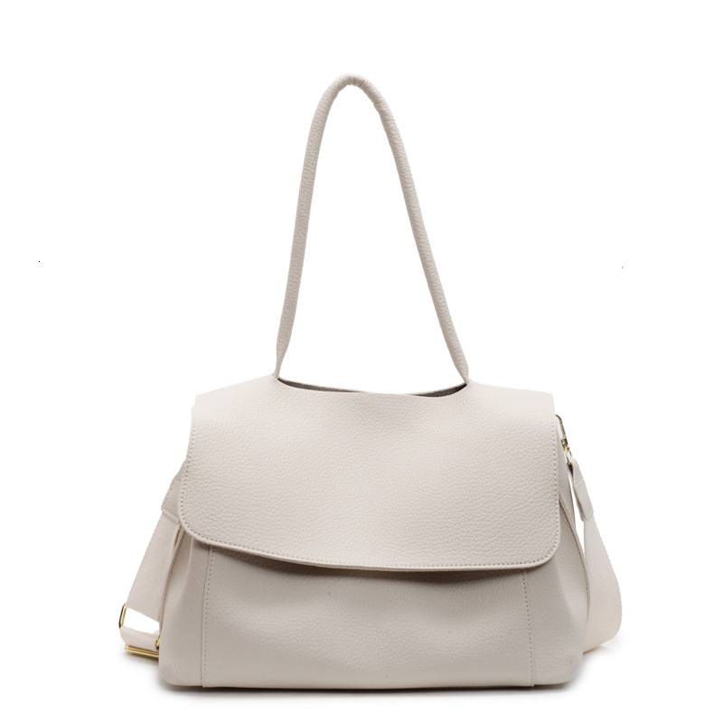 Summer New Women s Shoulder Bag New Large Capacity Handbag Flip Underarm Bag Summer New Women s Crossbody Bag New Lychee Pattern Designer Bag