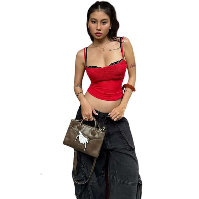 2025 Summer New Style Pure Desire Sexy Backless Versatile Slim Fit Chest Wrap Camisole for Women 032