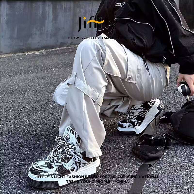 JiffFly Unisex Black & White Panda Print Sneakers - Fall/Winter Collection
