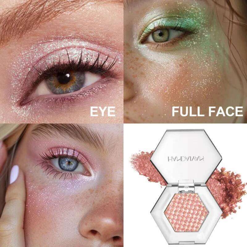 Chameleon Glitter Eyeshadow New 5 Colors Shimmer Highlighter ltichrome Long-lasting Eye Shadow Cosmetics Makeup for Women X250723 X25
