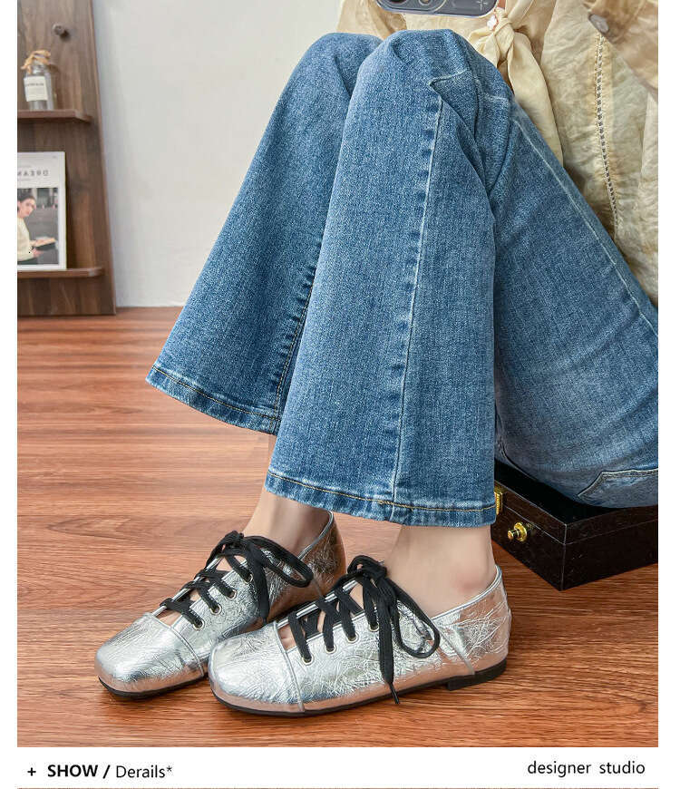 Yuanlitong Spring Summer New Casual Women's 2025 Korean Version Denim Sneakers Fashionable Outdoor Shallow Mouth Board Shoes