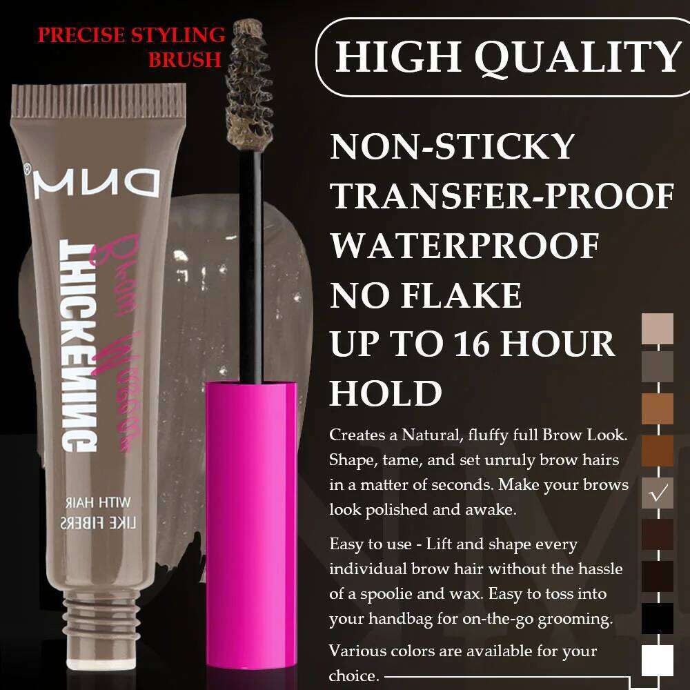 Long-lasting Fixed Waterproof Quick-dry Hose Transparent Gel Eye Makeup Eyebrow Enhancers Cream X250725