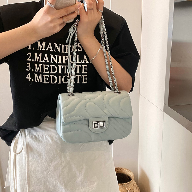 Luxury Brand Designer Bag Trend 2025 Spring Summer New Small Style Chain Bag Exquisite Texture Single Shoulder Crossbody Bag Versatile Women's Ba