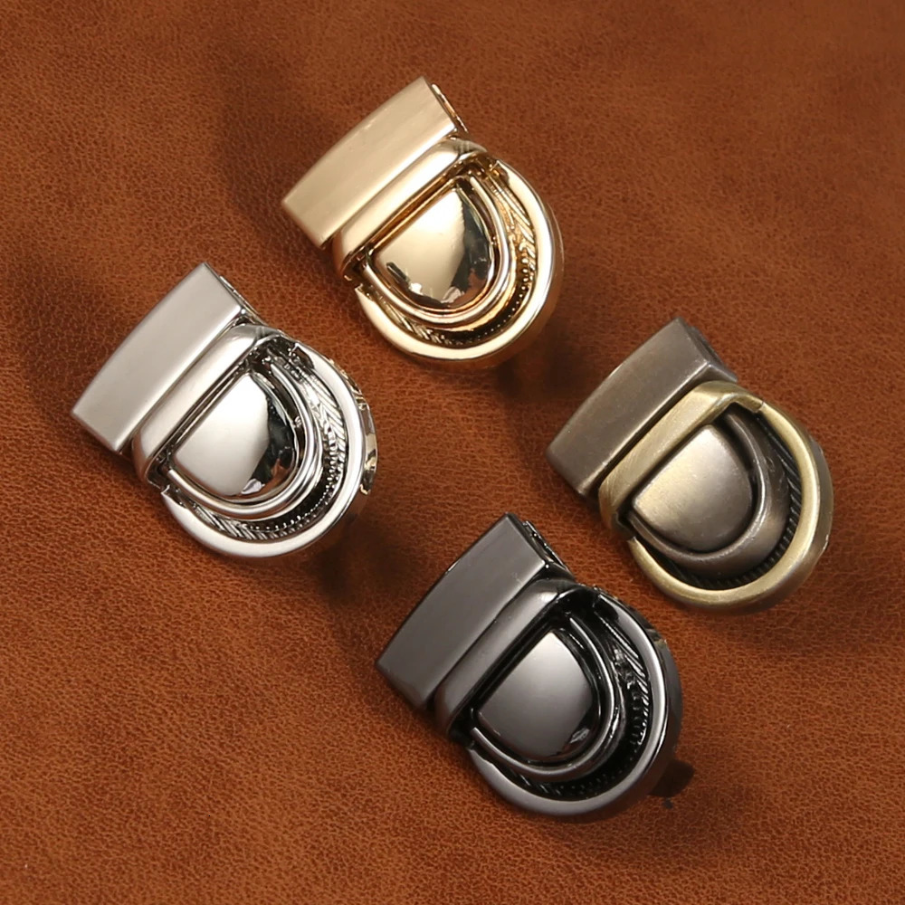 Metal Bag Lock Round Buckle Clasp for Women Handbags Shoulder Bags Purse Tote Hardware DIY Accessories 250723