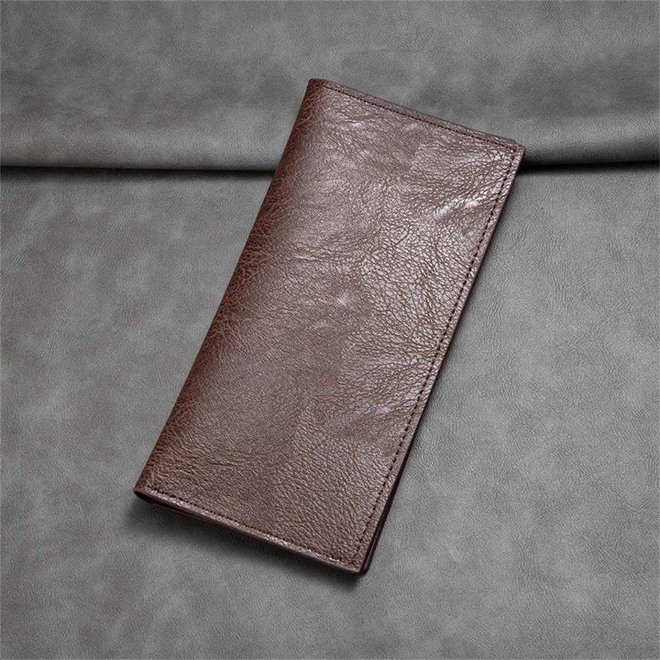 Mens Wallet PU Leather Multi Card Multi Functional Long Travel Thin Youth Bag Large Banknote Passport Card Holder Money Purses Z250725