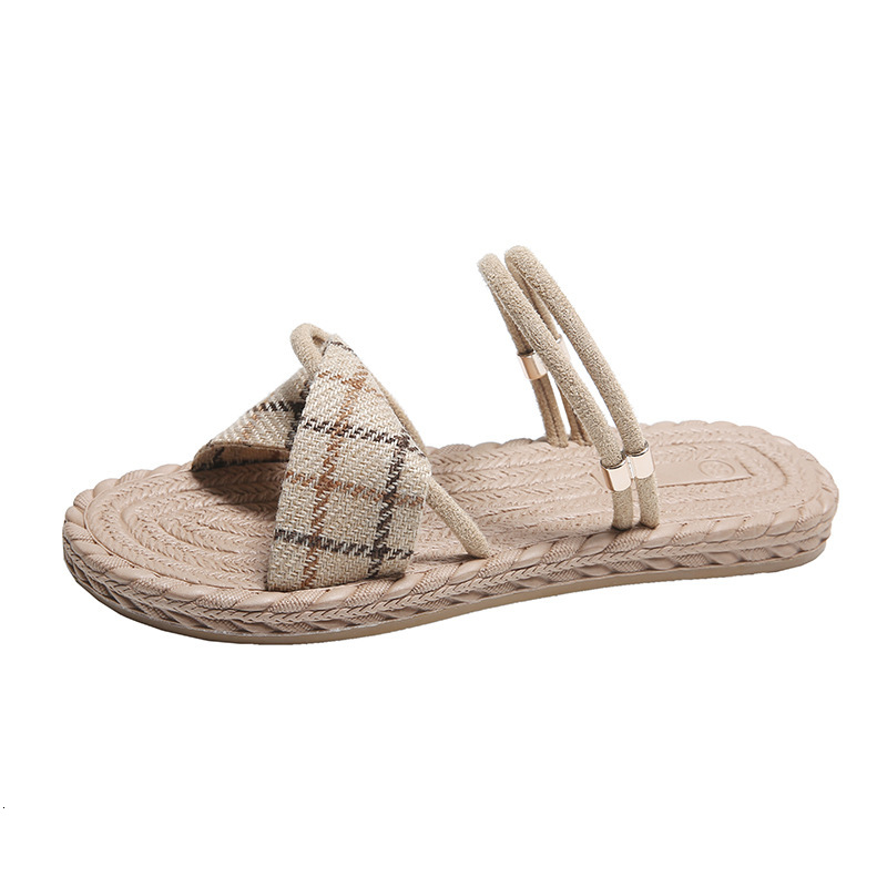 Ddmysports Two Way Wear For Women Summer New Flat Versatile Beach Shoes Fairy Style Outdoor Dress Matching Sandals Outdoor Shoes