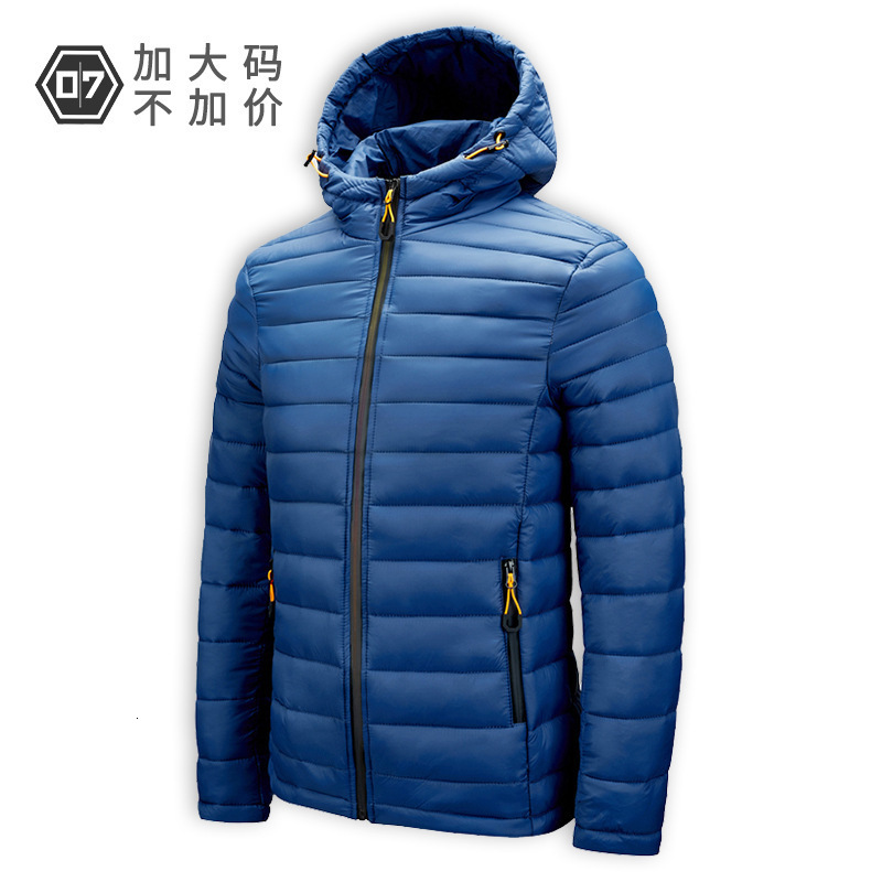 Autumn and winter clothes Light cotton clothes Mens rib clothes Youth ordinary casual fit solid color coat 201104