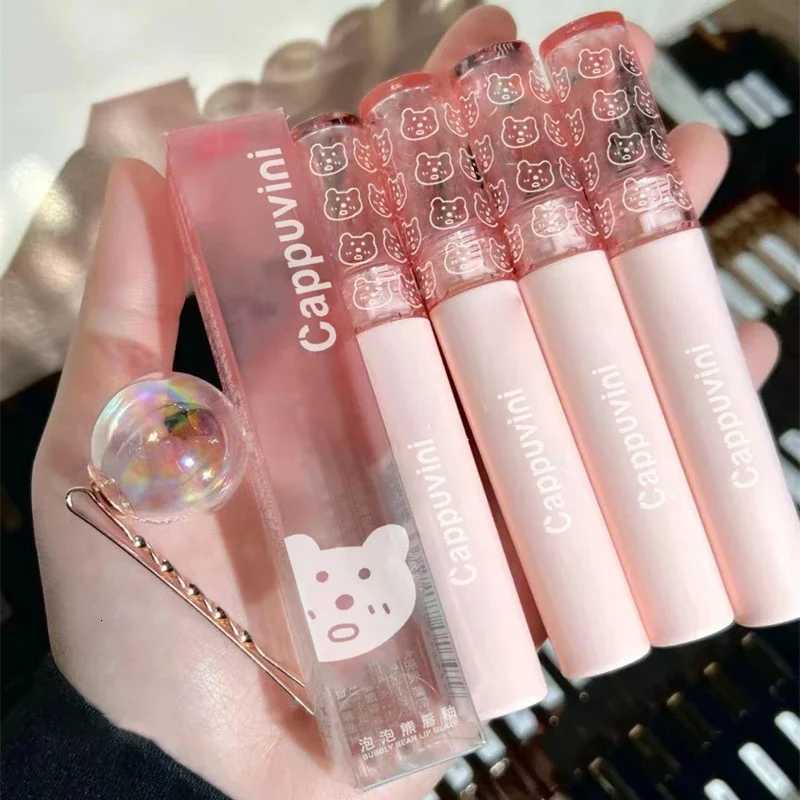 1PC Mirror Water Lip Gloss Cherry Pink Transparent Waterproof Long Lasting Moisturizing Nude Clear Tint Glass Lips Oil MakeupXJ250724