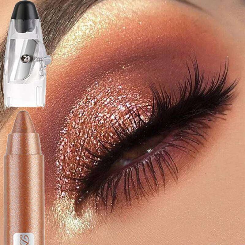 12 Colors Pearlescent Long Lasting Waterproof Eye Highlighter Shiny Sier ple Eyeliner Eyeshadow Pen Cosmetics X250725 X250725