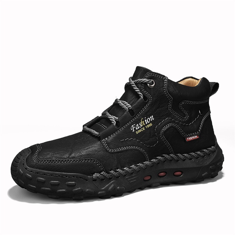 Ankle Outdoor Casual Boots Trendy Mid-Top Men's Shoes