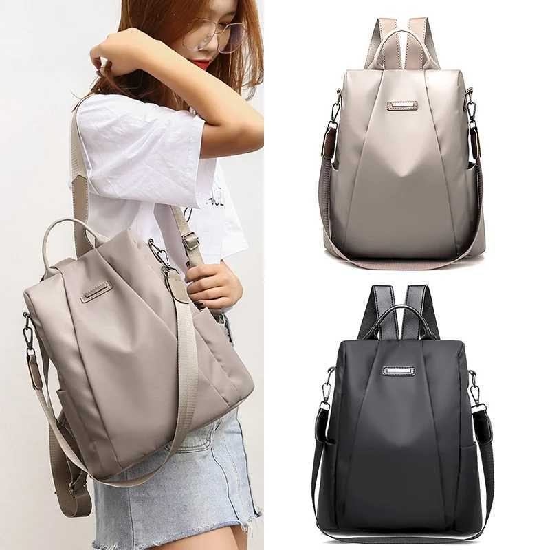 Anti-theft Double Shoulder Bags Wen Waterproof Oxford Cloth Travel Backpack Nyl Backpacks Accessories for Travel Students Y250724