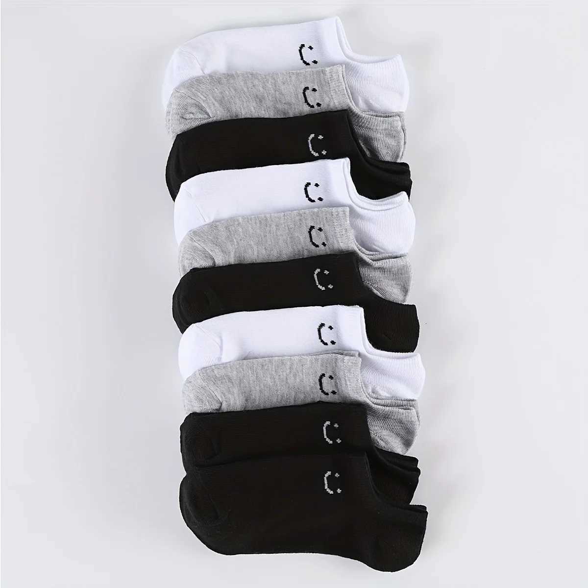 3/6/9/10 Pairs Cartoon Pattern Women Men Boys Girls Unisex Couples Sports Socks Invisible Socks Spring Summer Holiday Gifts X250725
