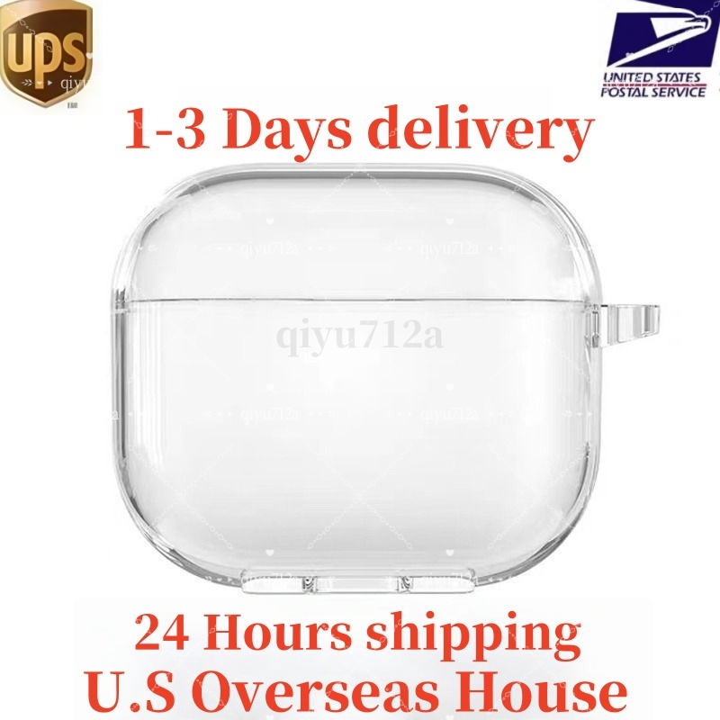 USA EU Warehouse Top Quality for pods Pro 2 2nd gen Air 2 3 4 Earphones Air 4 Bluetooth Headphone Accessories Silicone Protective Case Wireless Charging Box Case