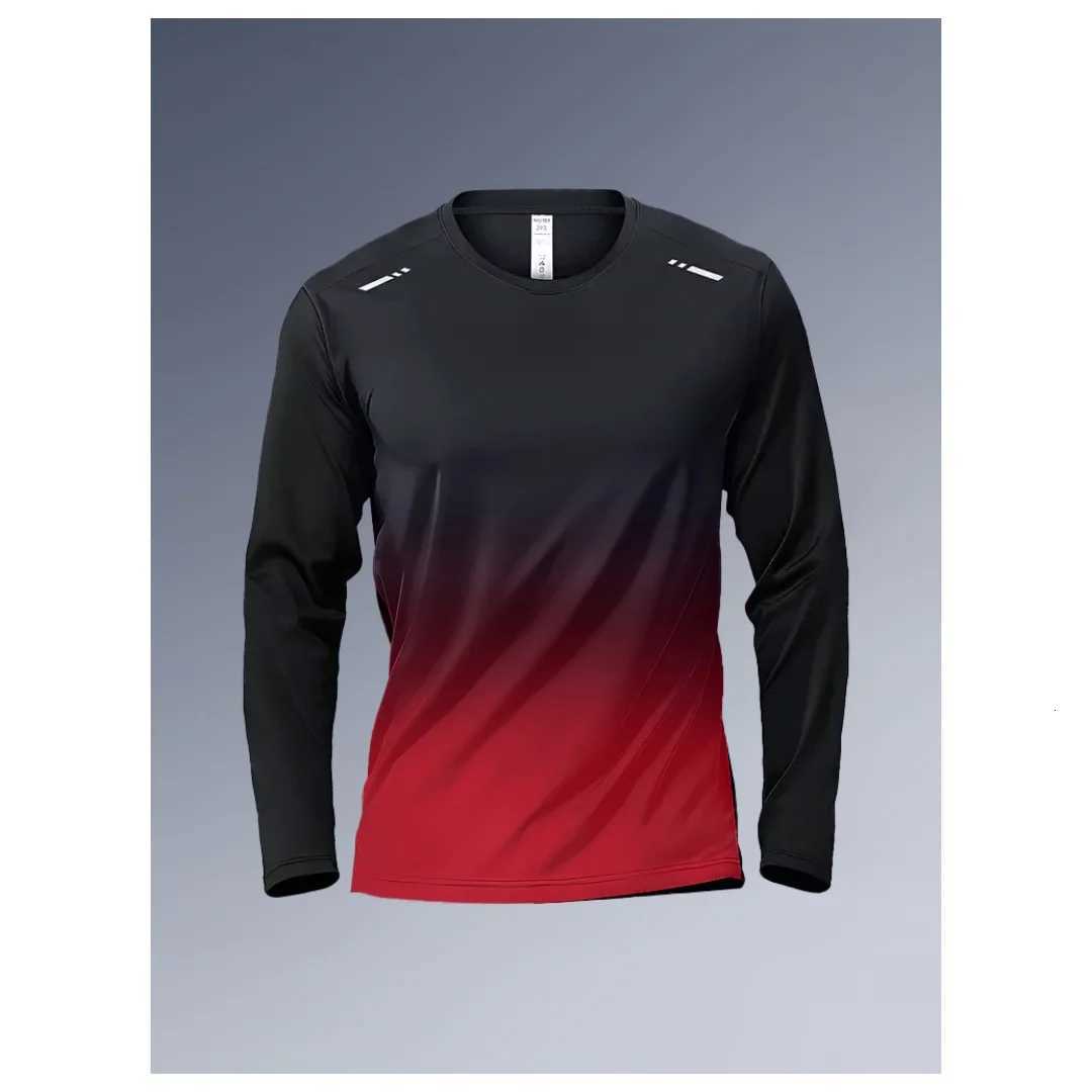 Fitness Clothes Mens Long sleeved T-shirt Autumn Winter Tights Quick-Drying Clothes Training Sports T-Shirt basketball Running Y250724