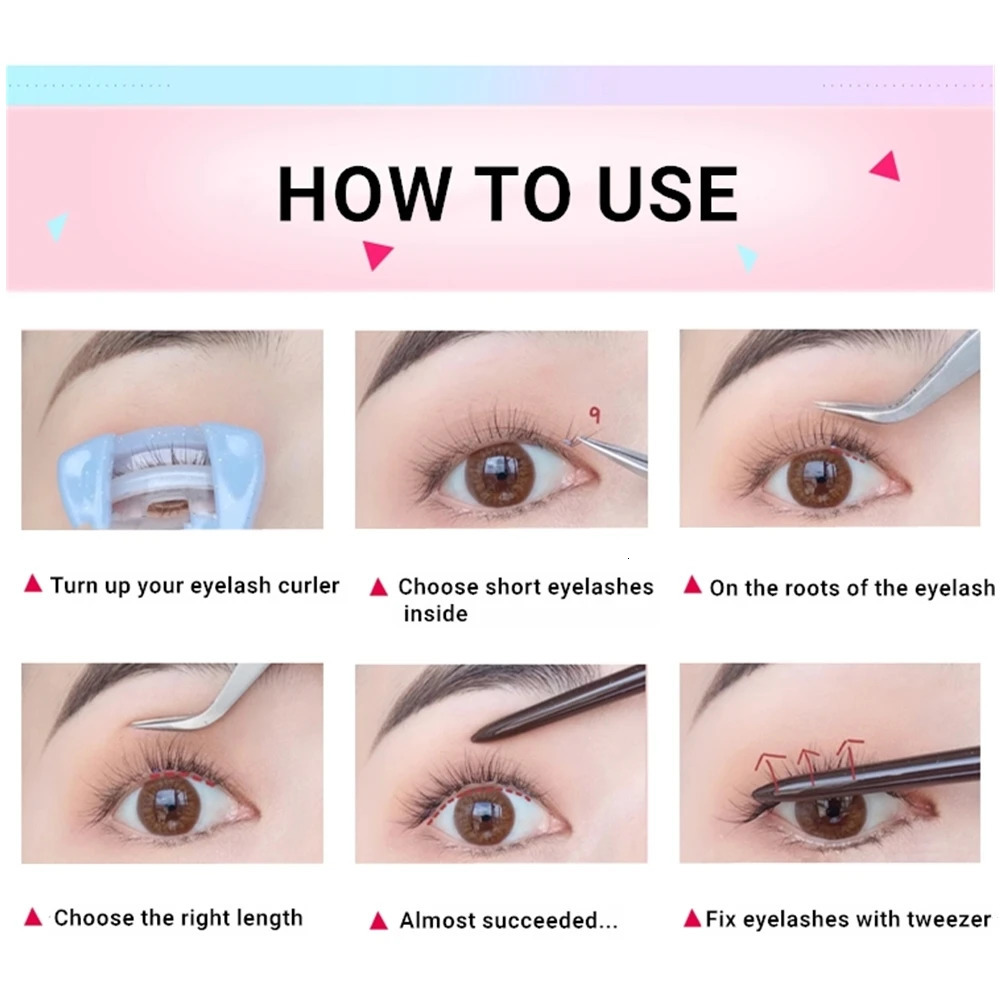 XMX Eyeslashes Personal EyeLash Professional Makeup Individual Cluster EyeLashes Grafting False Eyelashes 250714