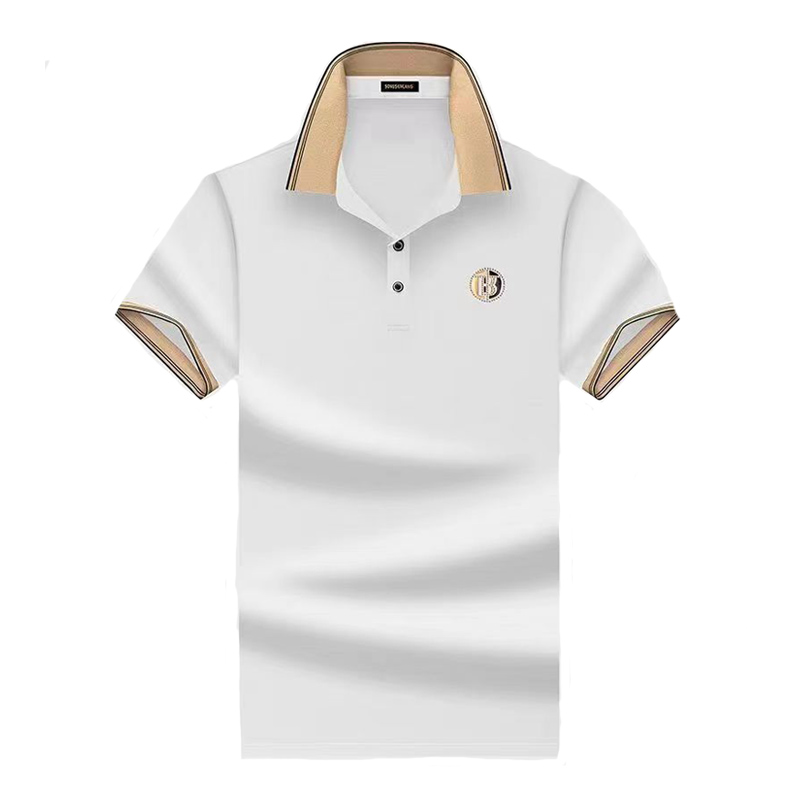 Men's embroidered letter polo shirt summer short sleeve T-shirt trendy designer shirts Stitched quality Free shipping comfortable Breathable clot