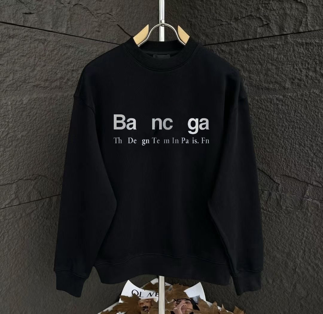 Parisian Designer Brand Clothing Hoodie, Fashionable For Both Men And Women, Casual Men's Round-neck Long-sleeved Warm Cotton Hoodie, Sportswear 