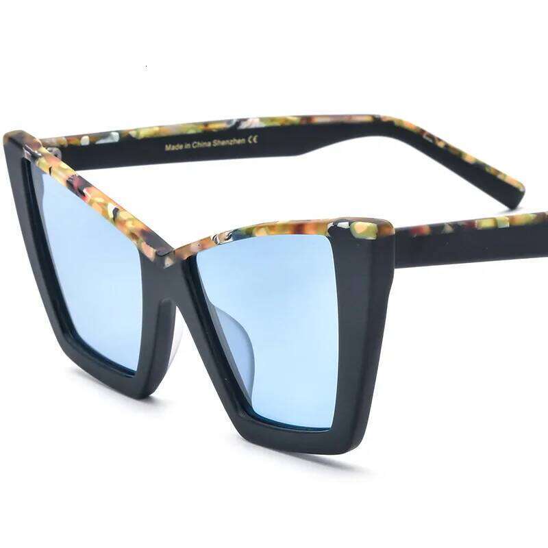 Stylish retro square polarized sunglasses men's and women's frosted anti-glare tinted UV400 niche driving glasses bike